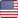 united states country flag in a square format for the english or en language version